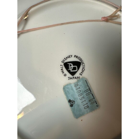 Vintage Walt Disney World 7.5" Castle Plate Japan Gold Trim - Picture 5 of 5